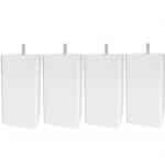 Miniature Pieds Pacha Laqué Blanc 17 cm (image 1)