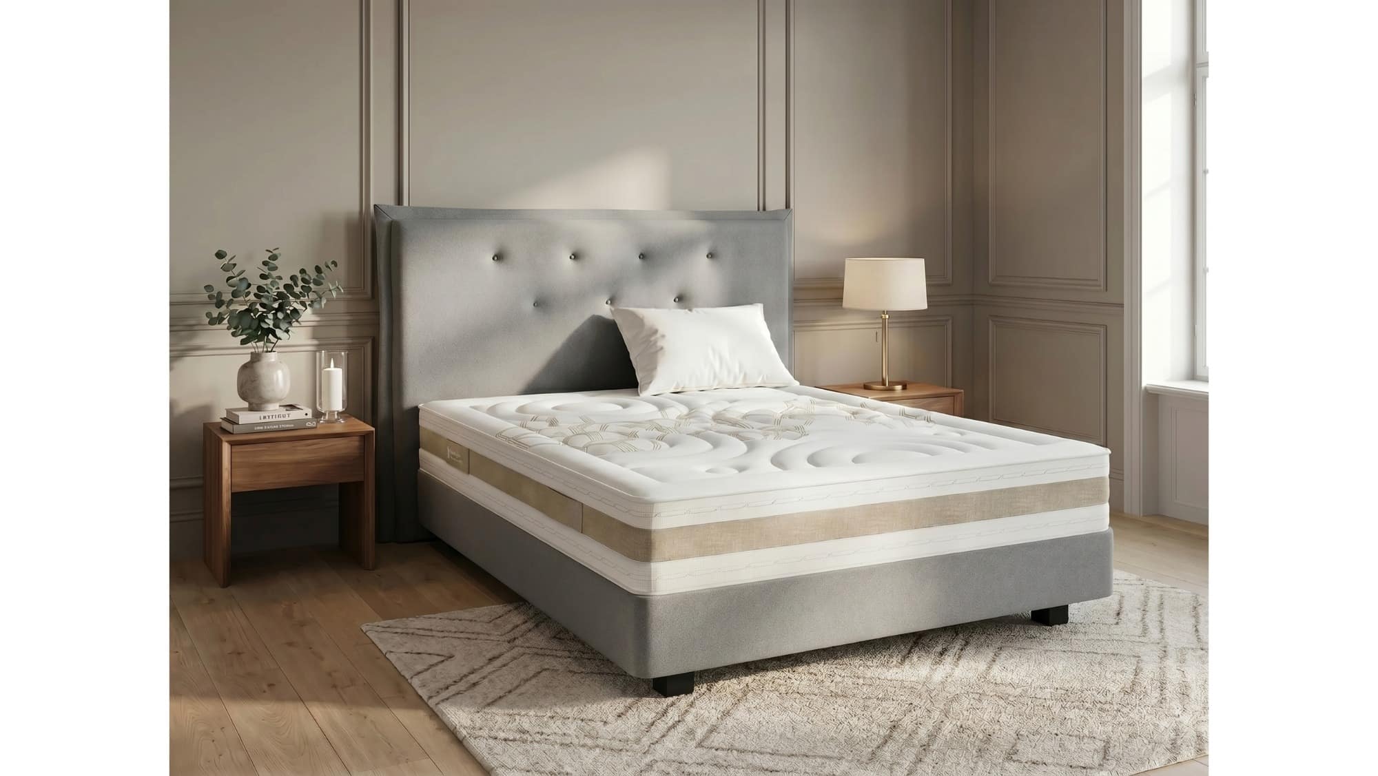 Lightbox Ensemble André Renault Matelas Dôme Ferme – Sommier Primflex (image 4)
