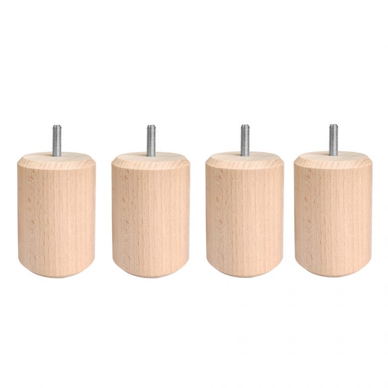 Pieds Cylindrique Vernis Naturel 9 cm Pieds Cylindrique Vernis Naturel 9 cm