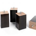 Miniature Pieds Pacha Wengé 17 cm (image 1)