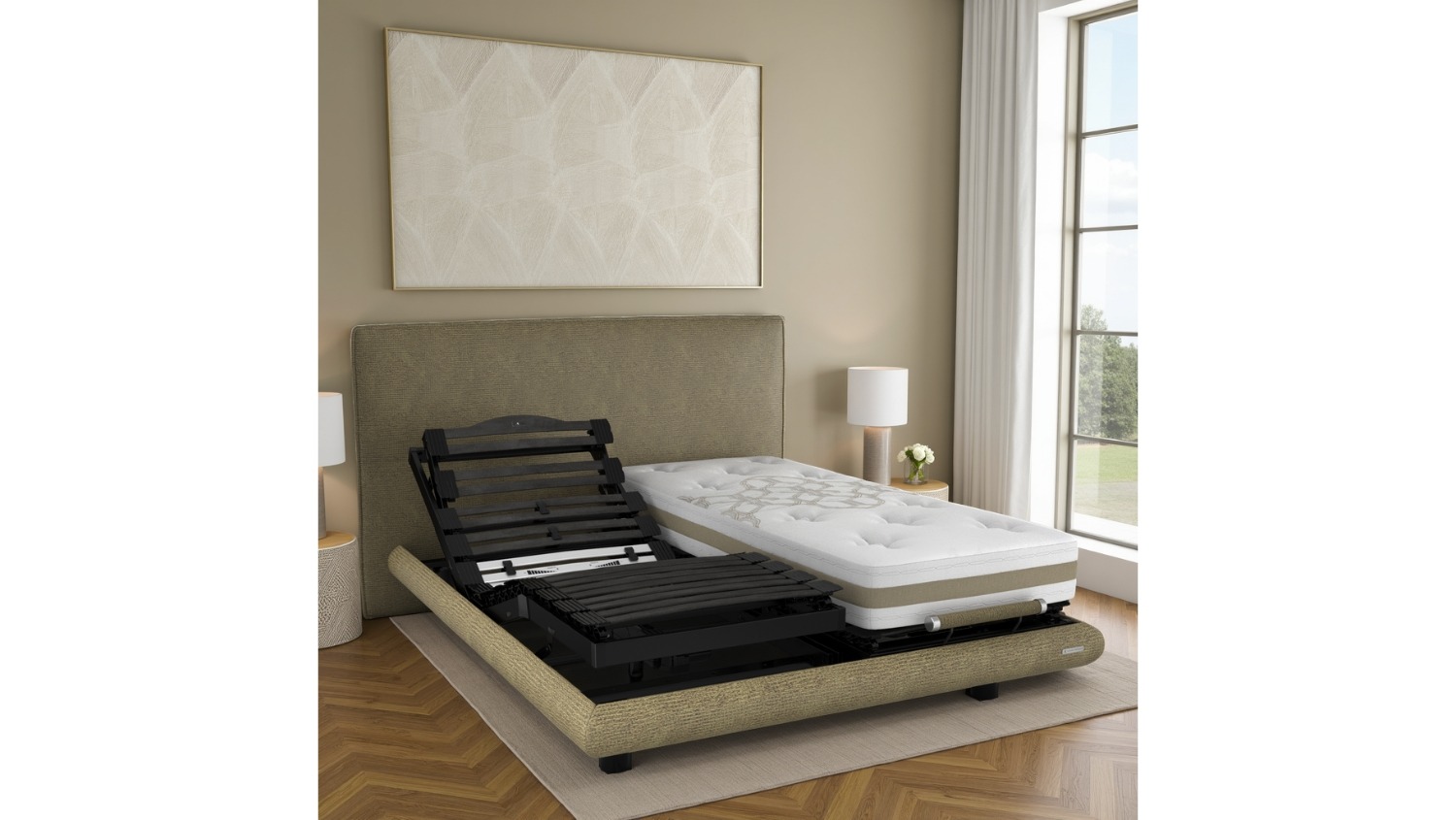 Slider Ensemble Relaxation André Renault Matelas Oze Extra-ferme – Sommier Réverso (image 5)