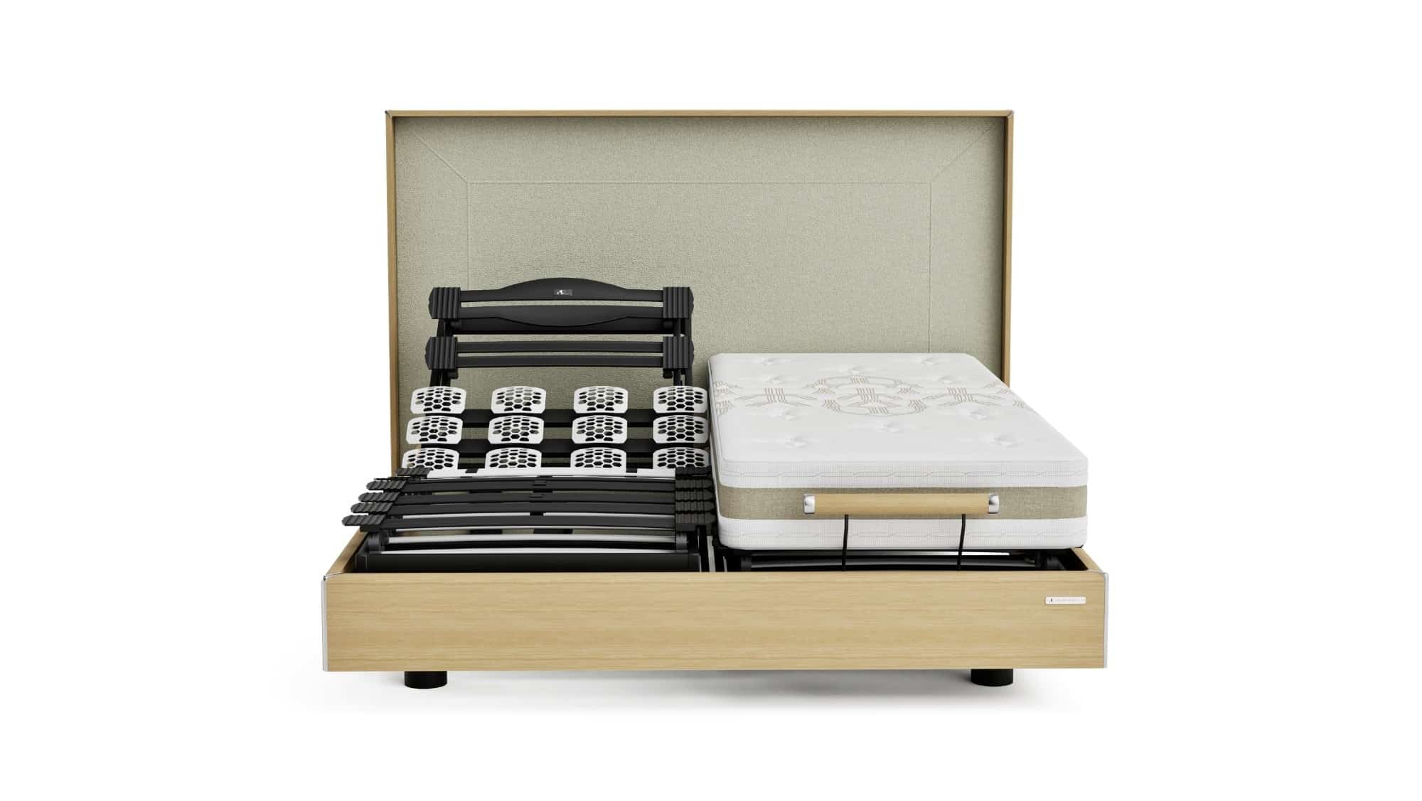 Lightbox Ensemble Relaxation André Renault Matelas Dôme Doux – Sommier Élite (image 2)
