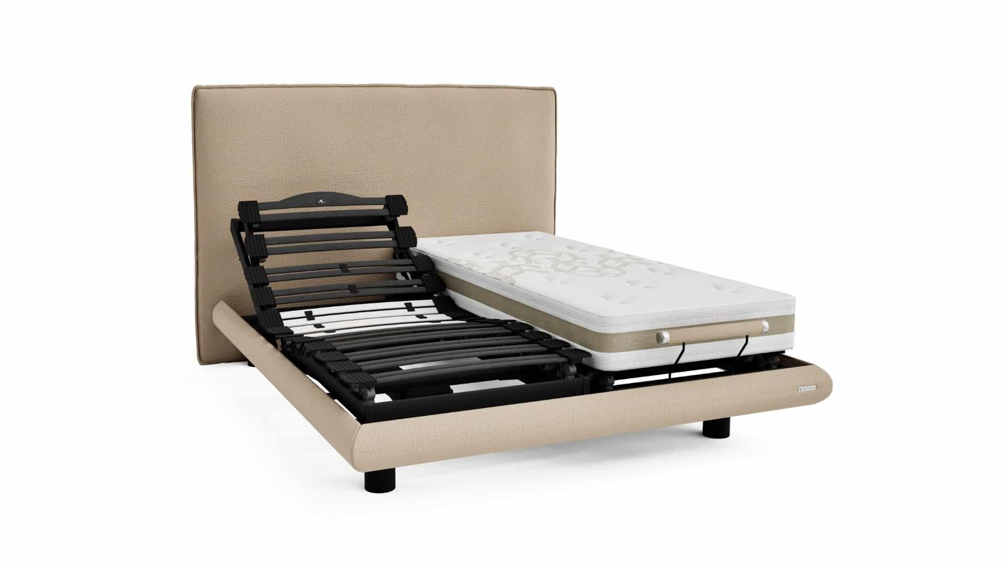 Lightbox Ensemble Relaxation André Renault Matelas Oze Extra-ferme – Sommier Réverso (image 1)
