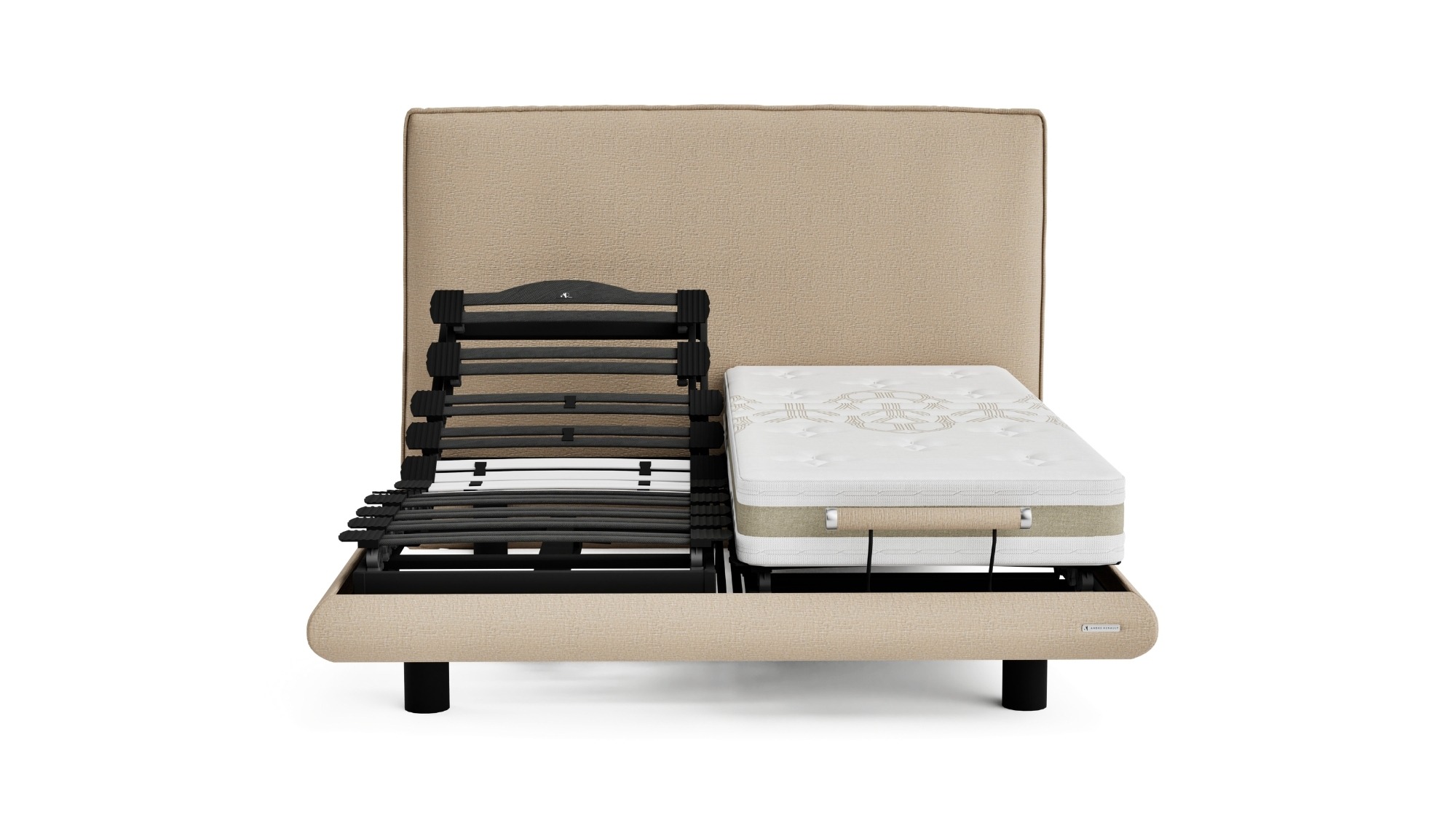 Lightbox Ensemble Relaxation André Renault Matelas Oze Extra-ferme – Sommier Réverso (image 2)