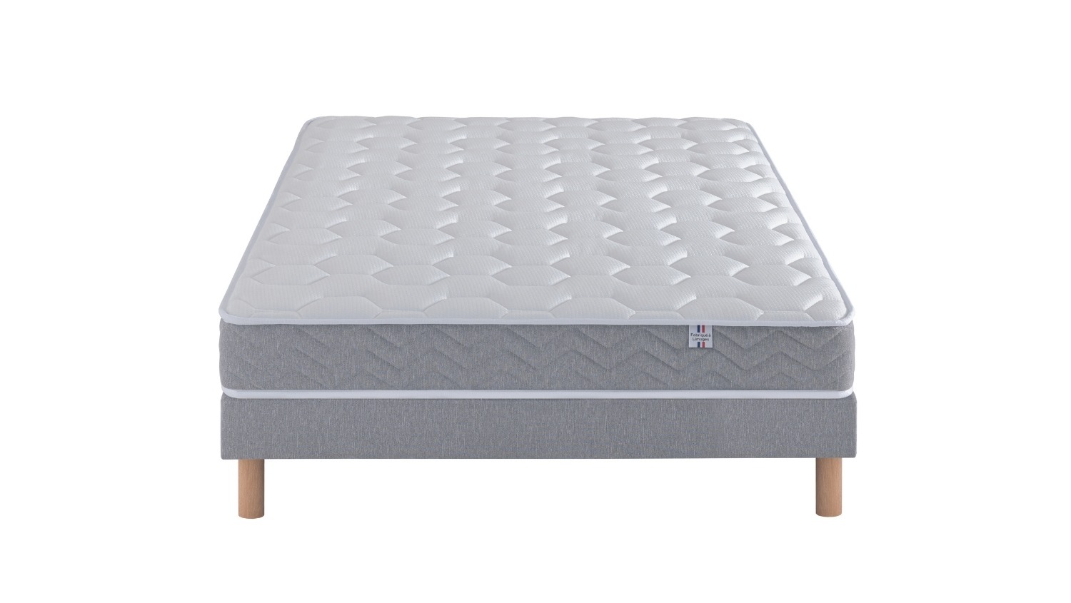 Slider Ensemble Expert Litier Matelas Expert 35 – Sommier Tapissier Déco Lattes Recouvertes (image 2)