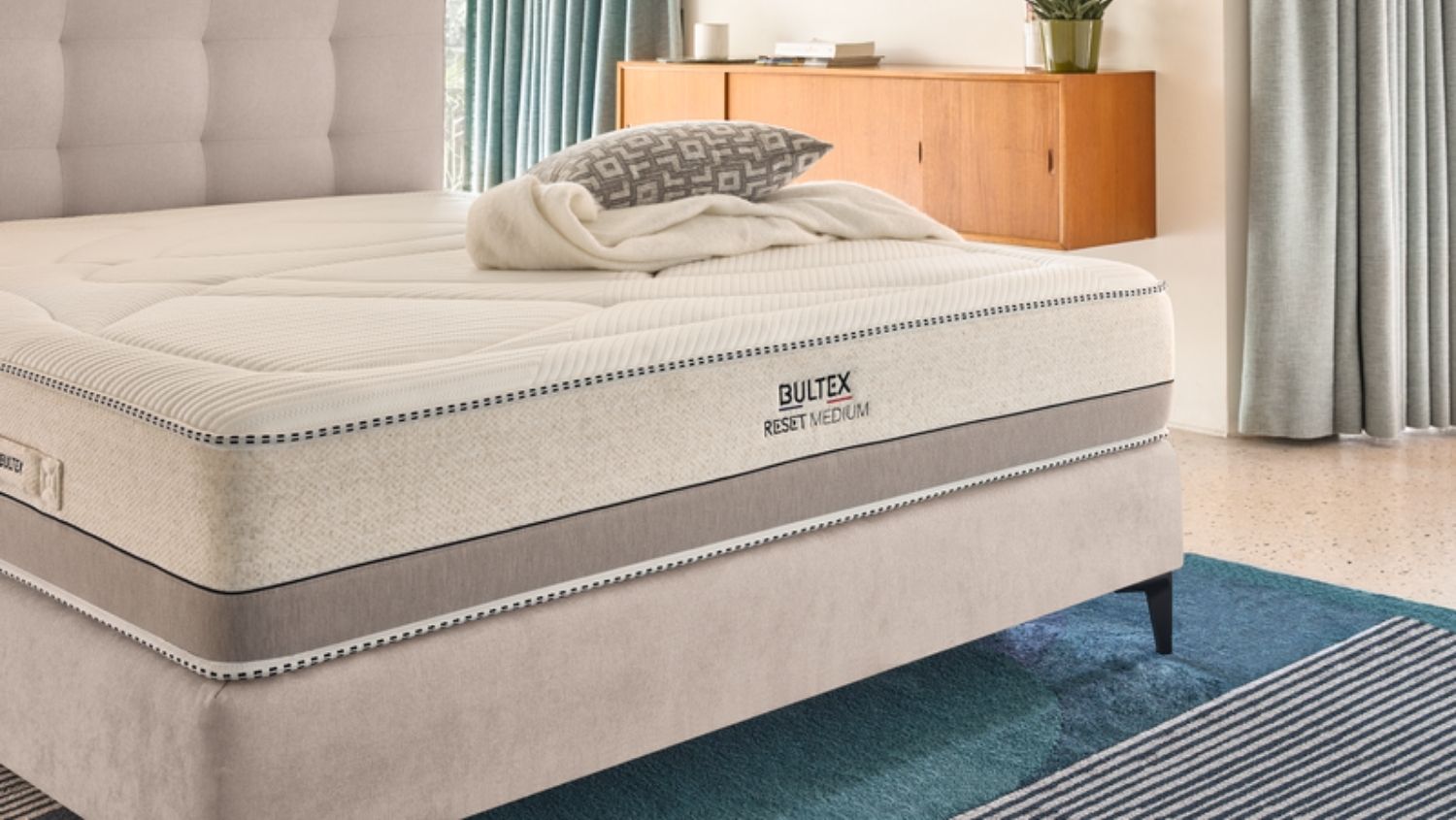 Slider Ensemble Bultex Reset Matelas Médium – Sommier Morphologique (image 4)