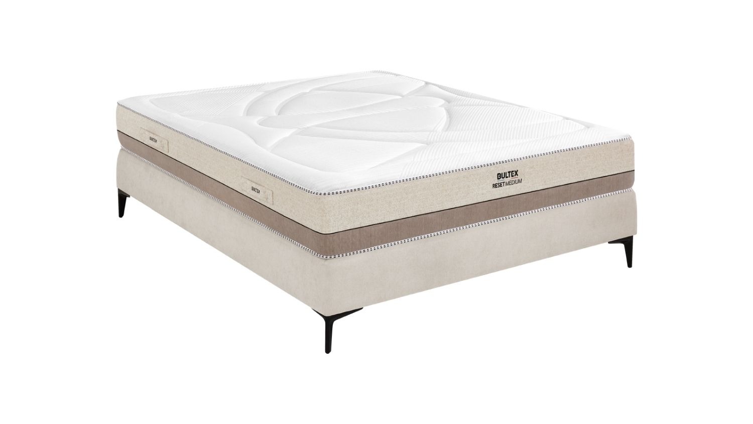 Slider Ensemble Bultex Reset Matelas Médium – Sommier Morphologique (image 1)