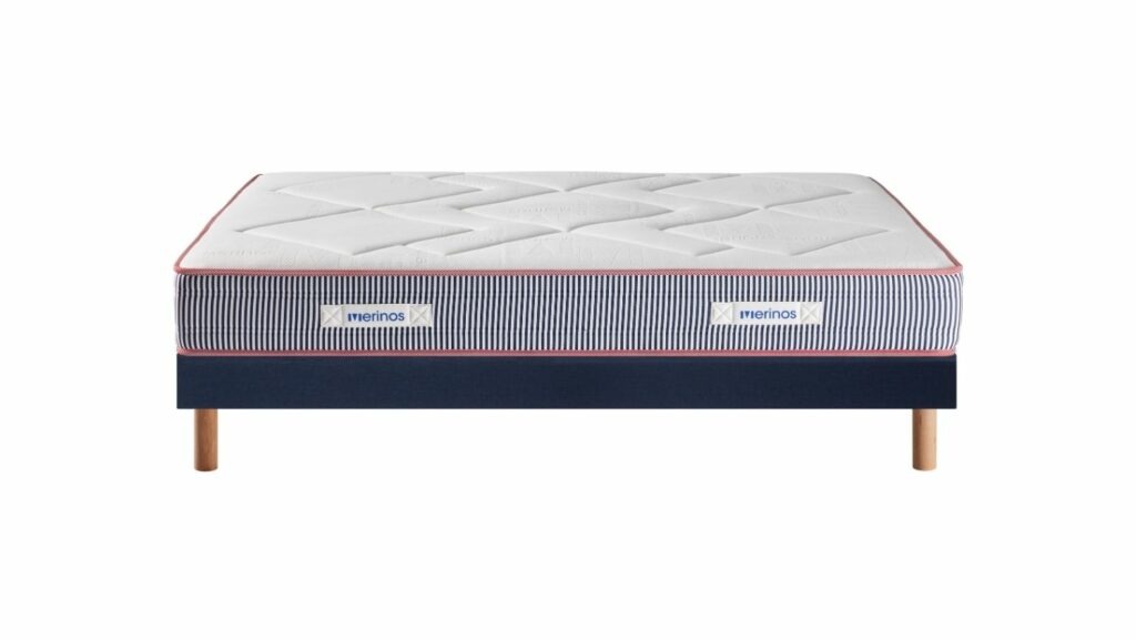 Slider Ensemble Mérinos Matelas Charly – Sommier Tapissier Lattes Recouvertes (image 3)