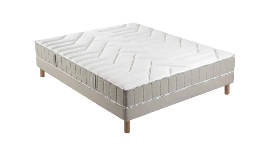 Slider Ensemble Bultex Matelas Analogie – Sommier Tapissier Lattes Recouvertes (image 1)