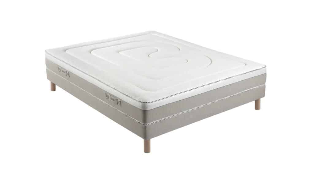 Slider Ensemble Bultex Matelas Snooze – Sommier Tapissier Lattes Recouvertes (image 1)