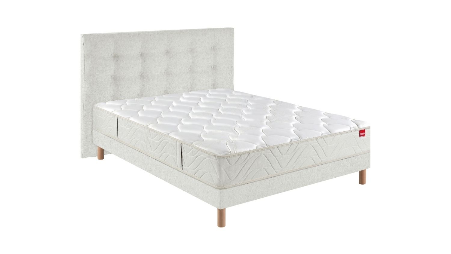 Slider Ensemble Epéda Matelas Atoll – Sommier Tapissier Lattes Recouvertes (image 3)