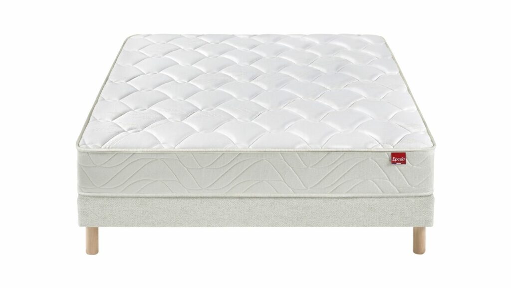 Slider Ensemble Epéda Matelas Atoll – Sommier Tapissier Lattes Recouvertes (image 2)