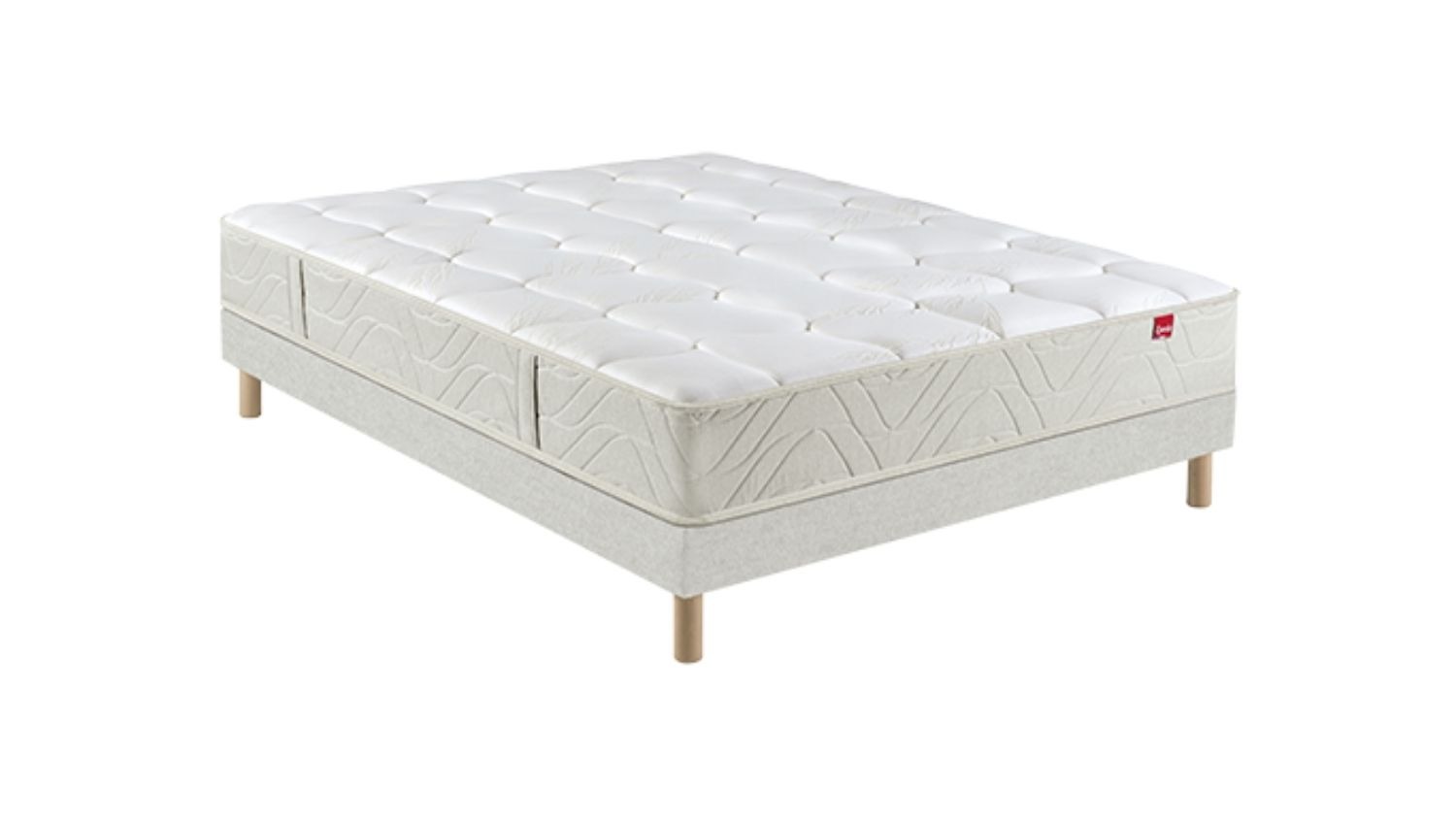 Slider Ensemble Epéda Matelas Embrun – Sommier Tapissier Lattes Recouvertes (image 1)