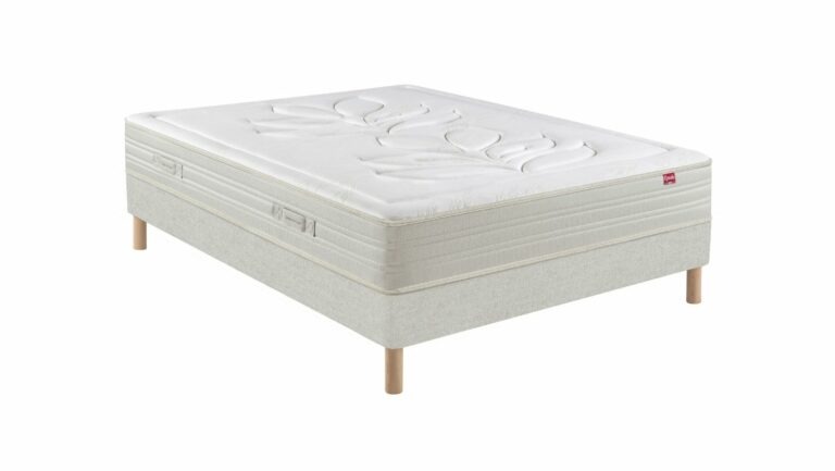 Ensemble Epéda Matelas Solina – Sommier Tapissier Lattes Recouvertes