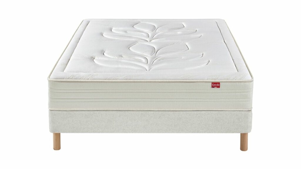 Slider Ensemble Epéda Matelas Solina – Sommier Tapissier Lattes Recouvertes (image 2)