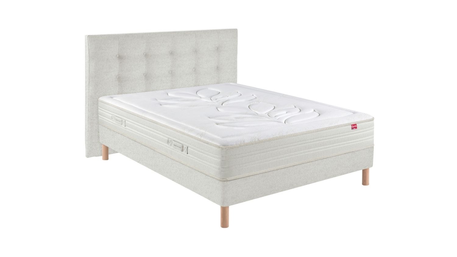 Slider Ensemble Epéda Matelas Solina – Sommier Tapissier Lattes Recouvertes (image 3)