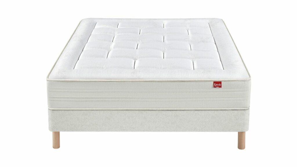Slider Ensemble Epéda Matelas Gaya – Sommier Tapissier Lattes Recouvertes (image 2)