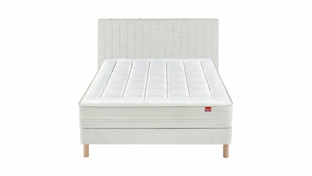 Slider Ensemble Epéda Matelas Azalys – Sommier Tapissier Lattes Recouvertes (image 4)