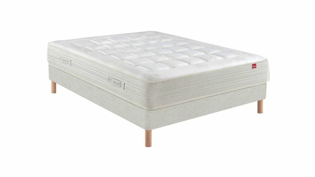 Slider Ensemble Epéda Matelas Azalys – Sommier Tapissier Lattes Recouvertes (image 1)