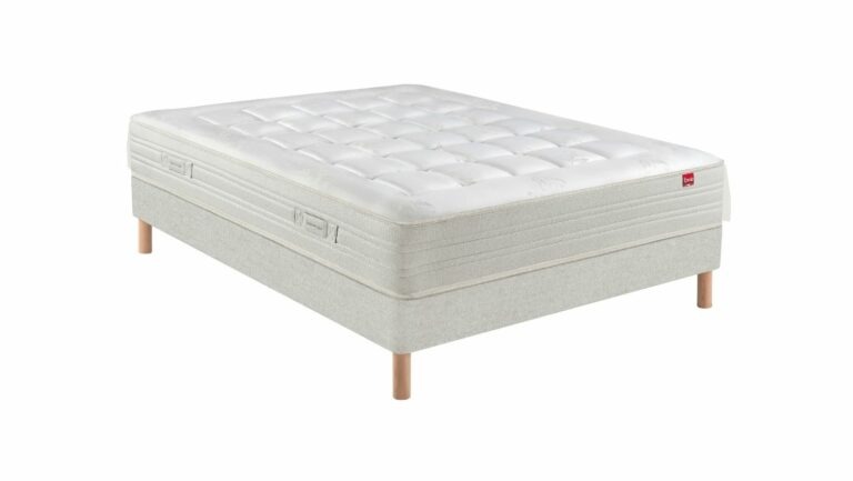 Ensemble Epéda Matelas Azalys – Sommier Tapissier Lattes Recouvertes
