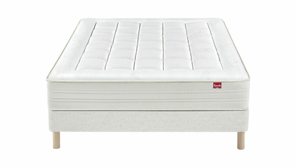Slider Ensemble Epéda Matelas Azalys – Sommier Tapissier Lattes Recouvertes (image 2)
