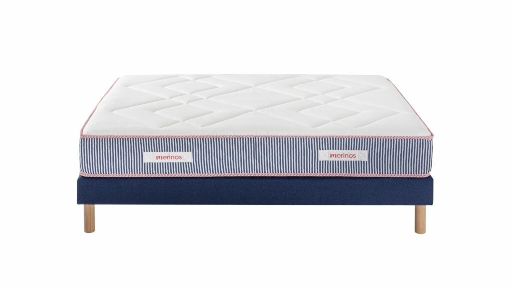 Slider Ensemble Mérinos Matelas Hector – Sommier Tapissier Lattes Recouvertes (image 3)