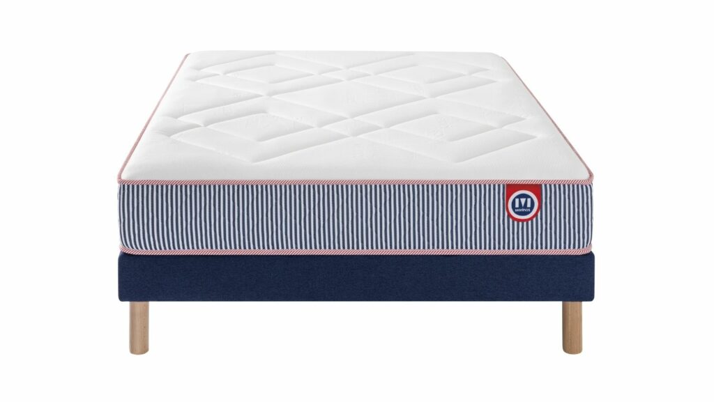 Slider Ensemble Mérinos Matelas Hector – Sommier Tapissier Lattes Recouvertes (image 2)
