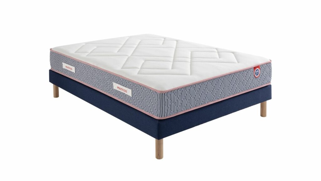 Slider Ensemble Mérinos Matelas Hector – Sommier Tapissier Lattes Recouvertes (image 1)