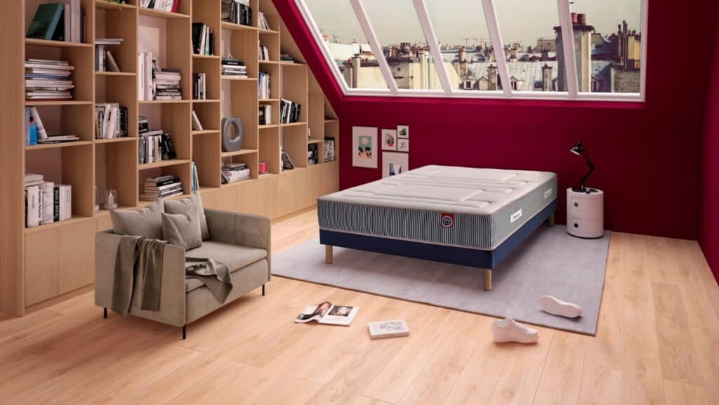 Slider Ensemble Mérinos Matelas Ferdinand 2 – Sommier Tapissier Lattes Recouvertes (image 7)