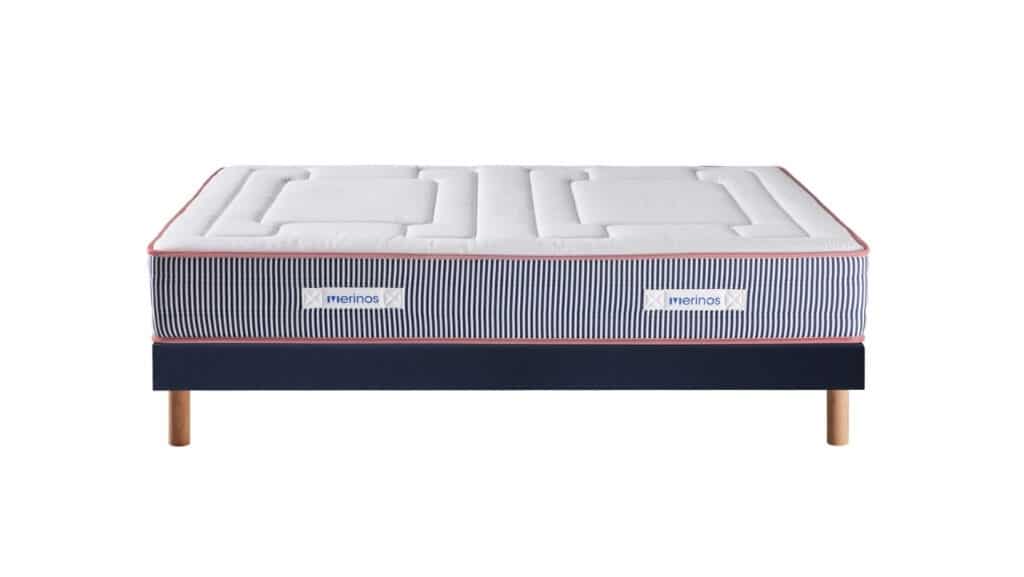 Slider Ensemble Mérinos Matelas Ferdinand 2 – Sommier Tapissier Lattes Recouvertes (image 3)