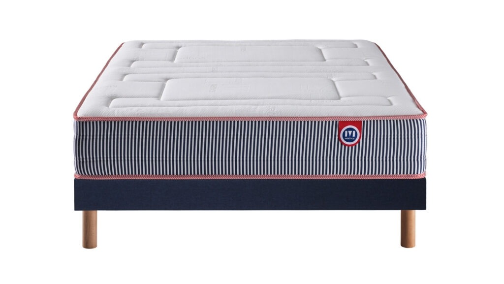 Slider Ensemble Mérinos Matelas Ferdinand 2 – Sommier Tapissier Lattes Recouvertes (image 2)