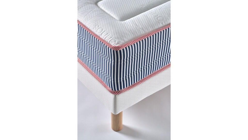 Slider Ensemble Mérinos Matelas Ferdinand 2 – Sommier Tapissier Lattes Recouvertes (image 4)