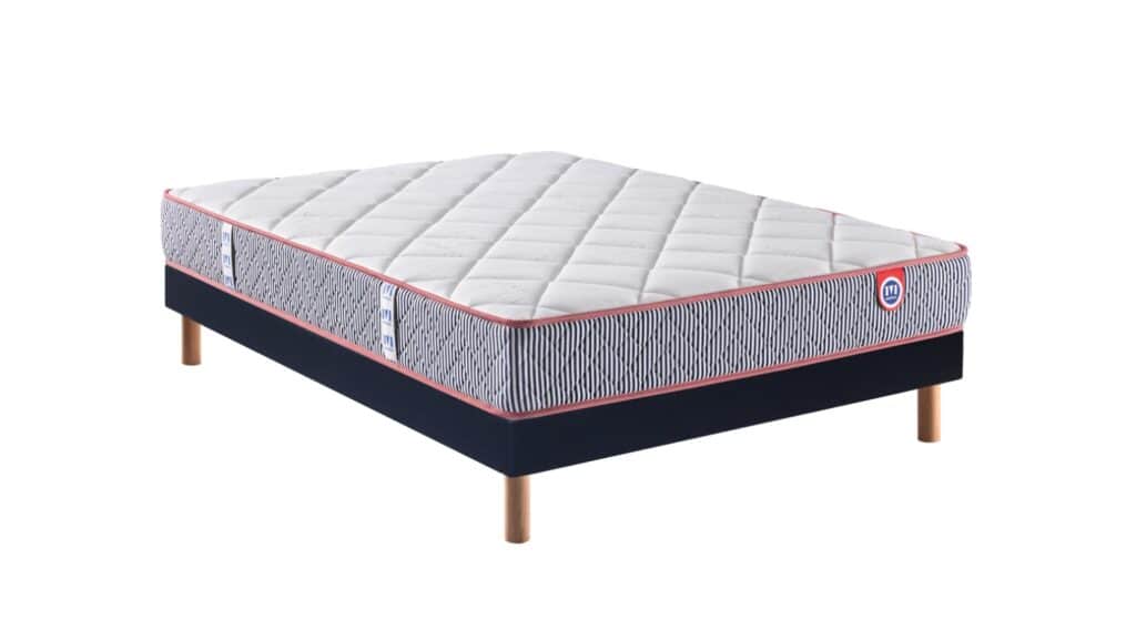 Slider Ensemble Mérinos Matelas Gaston 2 – Sommier Tapissier Lattes Recouvertes (image 1)