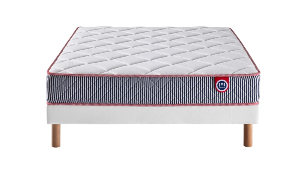 Slider Ensemble Mérinos Matelas Gaston 2 – Sommier Tapissier Lattes Recouvertes (image 4)