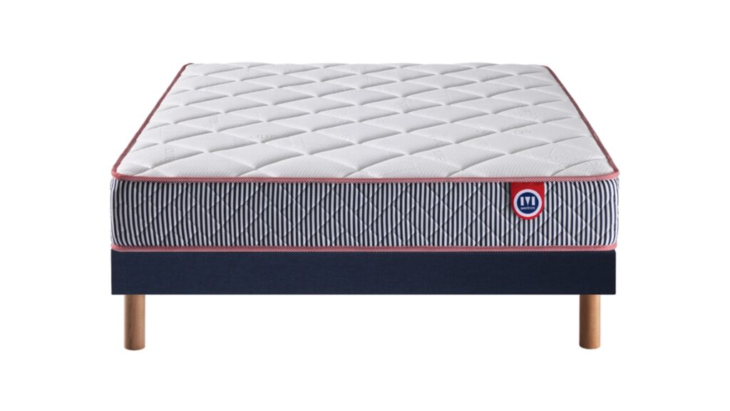 Slider Ensemble Mérinos Matelas Gaston 2 – Sommier Tapissier Lattes Recouvertes (image 2)