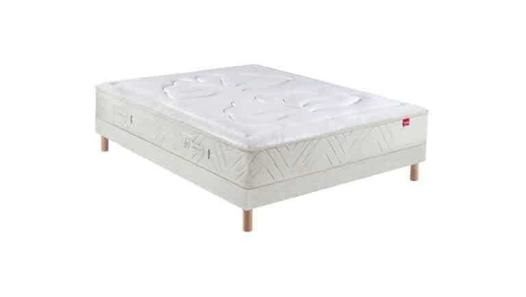 Ensemble Epéda Matelas Brume – Sommier Tapissier Lattes Recouvertes