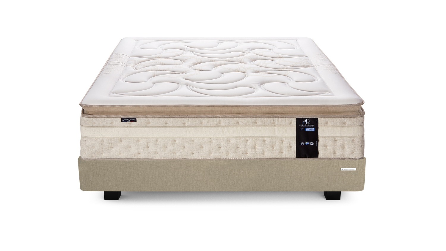 Slider Ensemble André Renault Matelas Confidence – Sommier Primfix (image 1)