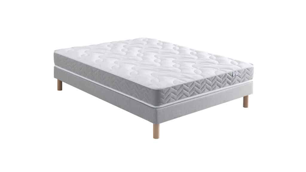 Slider Ensemble Matelas Lia 2 – Sommier Tapissier Lattes Recouvertes (image 1)