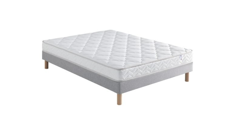 Ensemble Matelas Misma 2 – Sommier Tapissier Lattes Recouvertes
