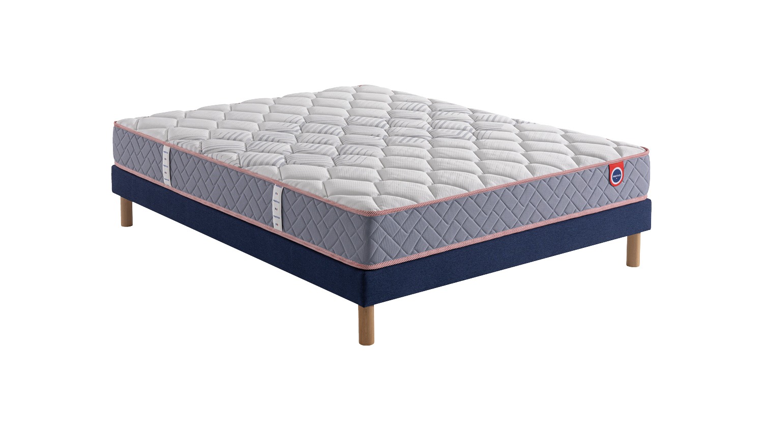 Lightbox Ensemble Mérinos Matelas Alphonse – Sommier Tapissier Lattes Recouvertes (image 1)