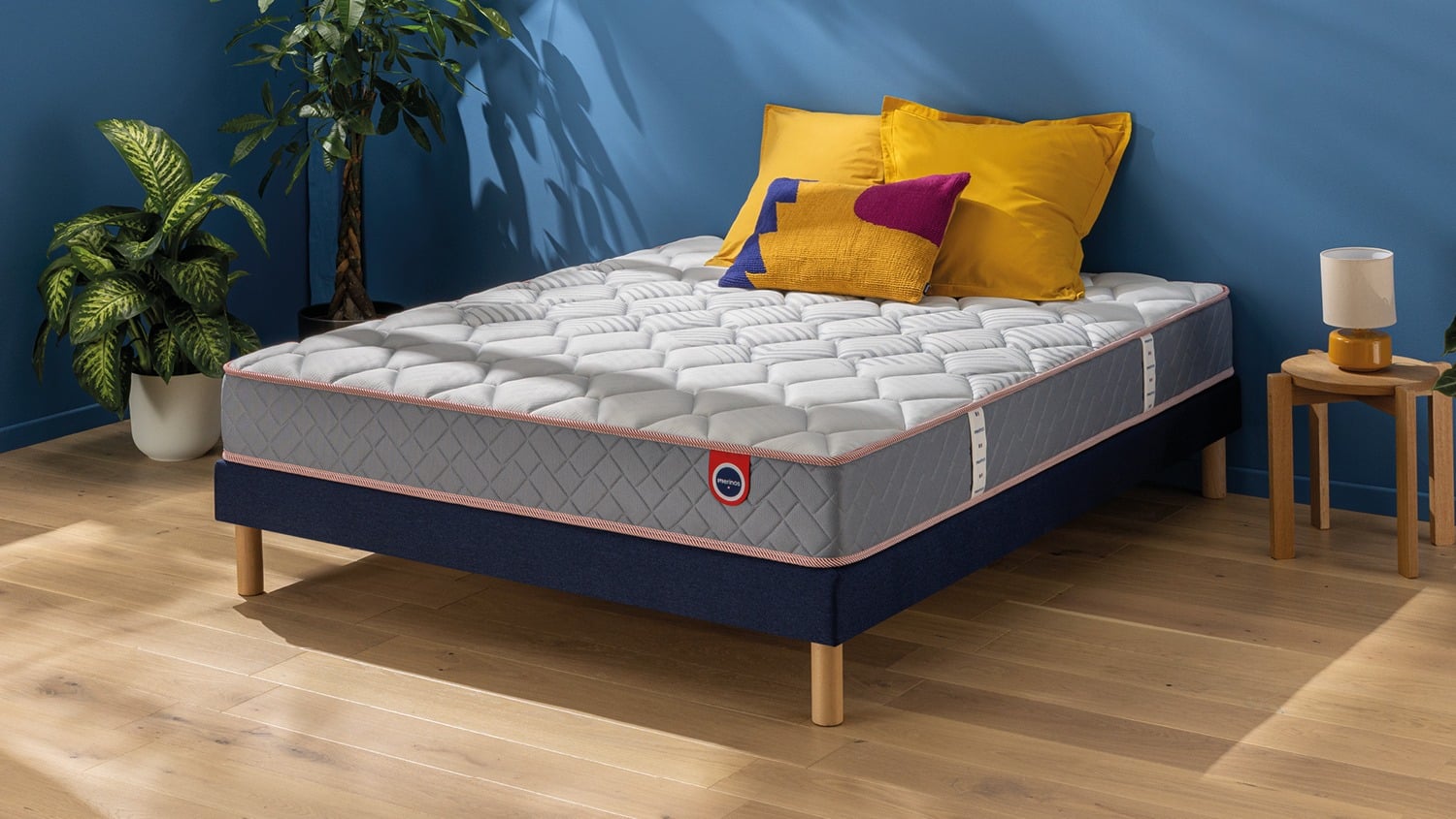 Lightbox Ensemble Mérinos Matelas Alphonse – Sommier Tapissier Lattes Recouvertes (image 5)
