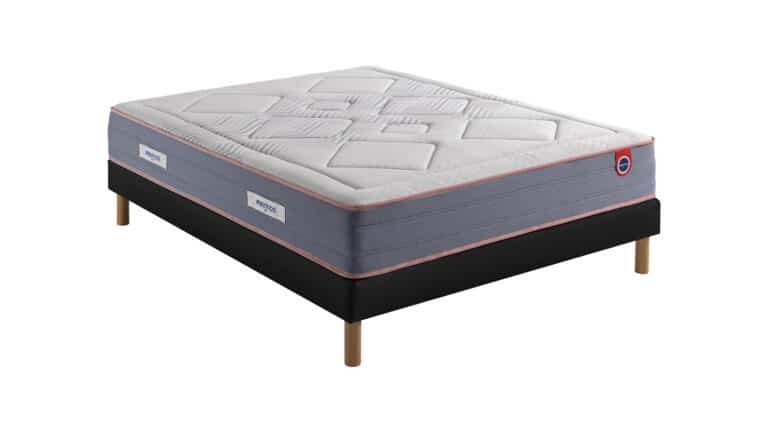 Ensemble Mérinos Matelas Fernand – Sommier Tapissier Lattes Recouvertes
