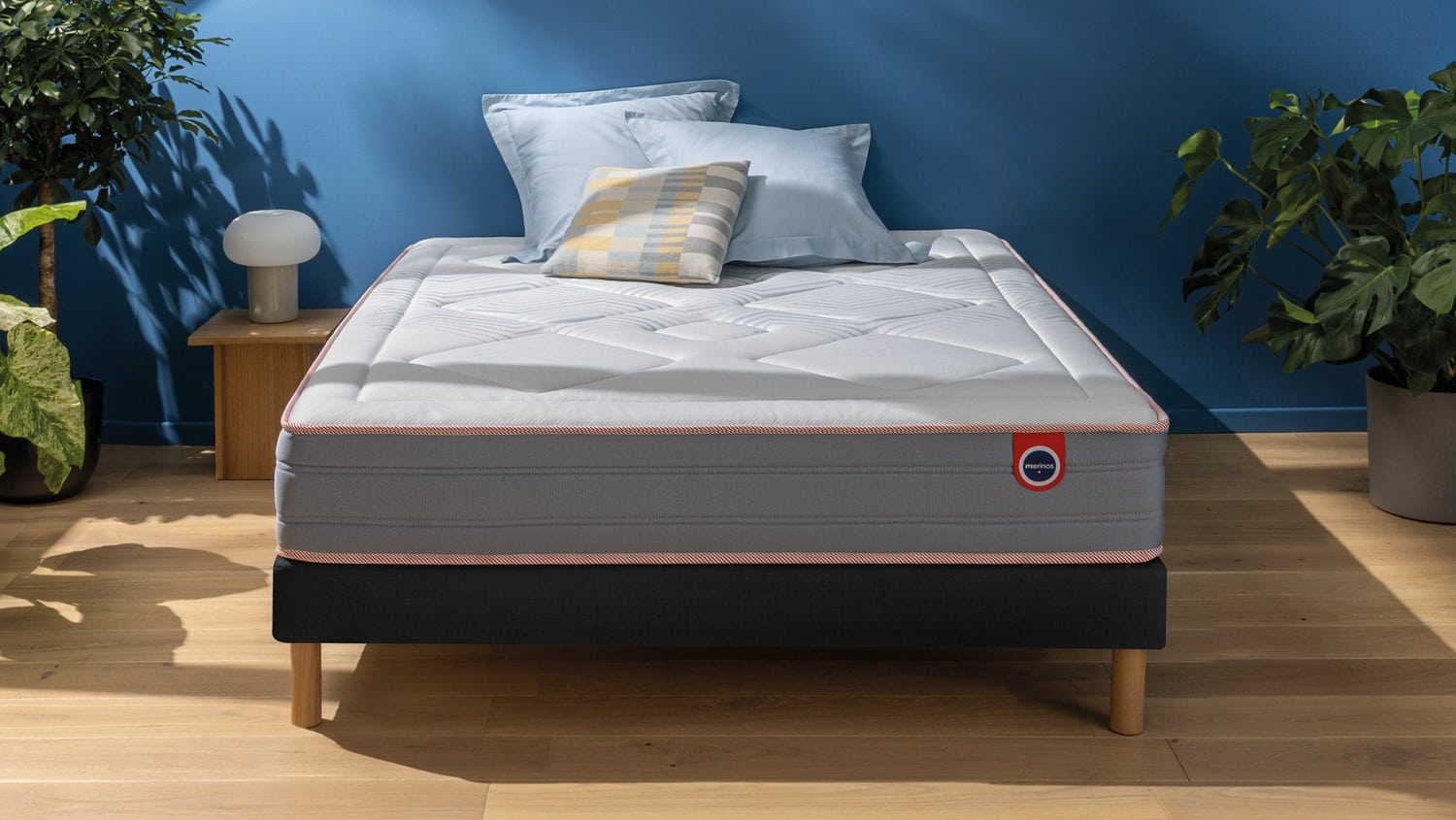 Lightbox Ensemble Mérinos Matelas Fernand – Sommier Tapissier Lattes Recouvertes (image 5)