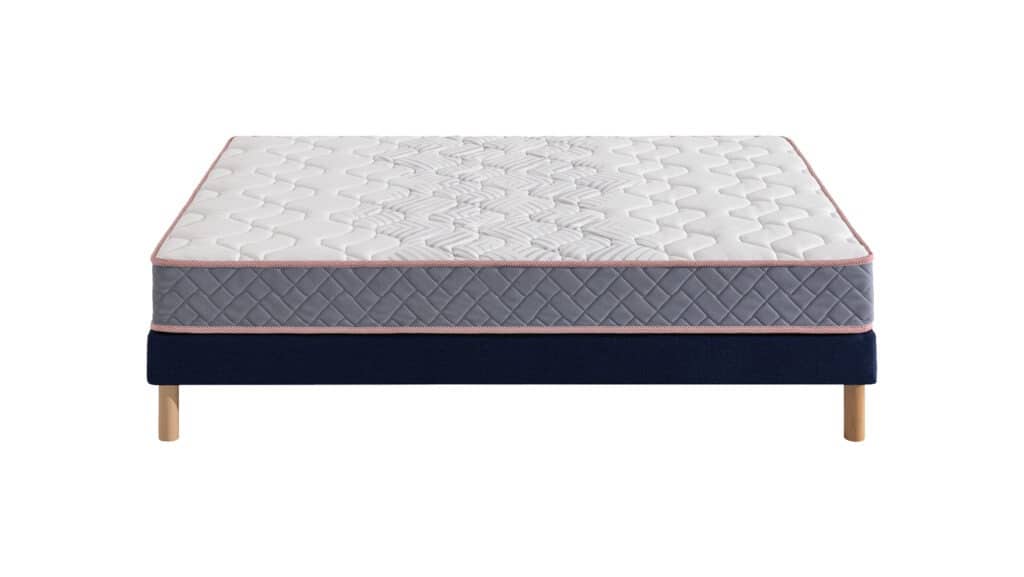 Slider Ensemble Mérinos Matelas Hilaire – Sommier Tapissier Lattes Recouvertes (image 3)