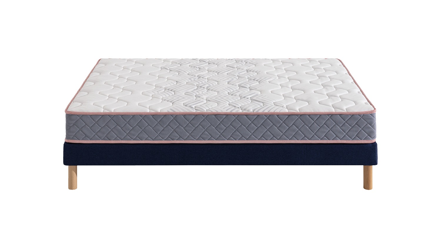 Lightbox Ensemble Mérinos Matelas Hilaire – Sommier Tapissier Lattes Recouvertes (image 3)
