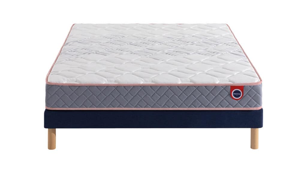 Slider Ensemble Mérinos Matelas Hilaire – Sommier Tapissier Lattes Recouvertes (image 2)