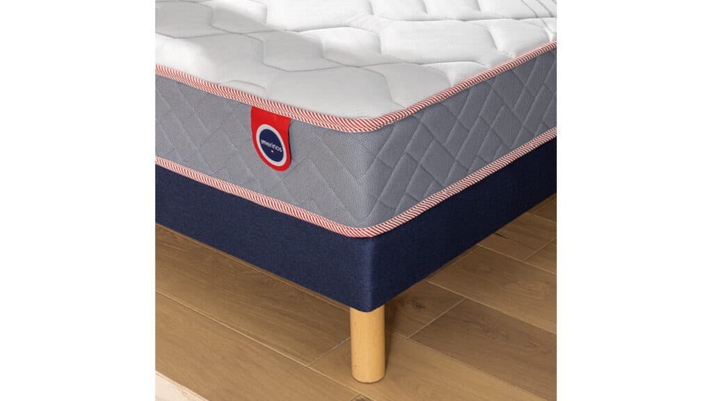 Slider Ensemble Mérinos Matelas Hilaire – Sommier Tapissier Lattes Recouvertes (image 4)