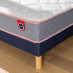 Miniature Ensemble Mérinos Matelas Hilaire – Sommier Tapissier Lattes Recouvertes (image 4)