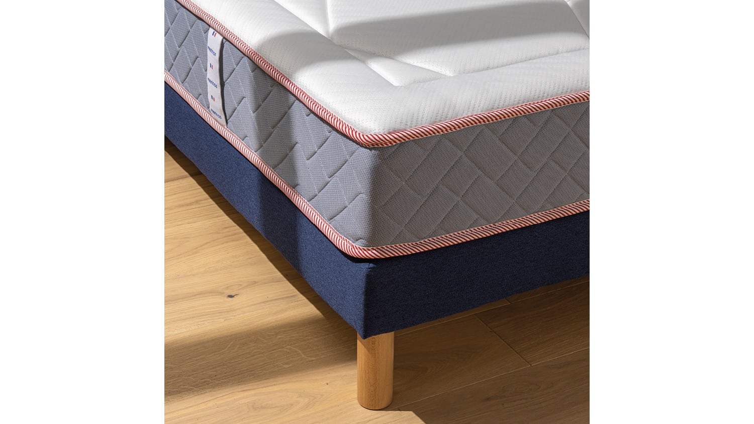 Lightbox Ensemble Mérinos Matelas Isidore – Sommier Tapissier Lattes Recouvertes (image 4)