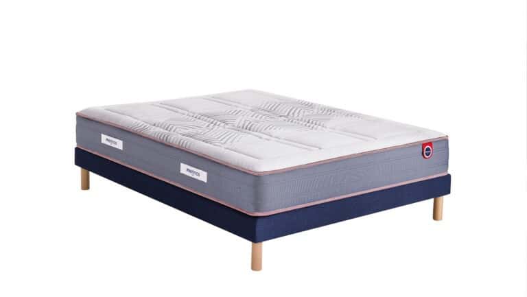 Ensemble Mérinos Matelas Blaise – Sommier Tapissier Lattes Recouvertes